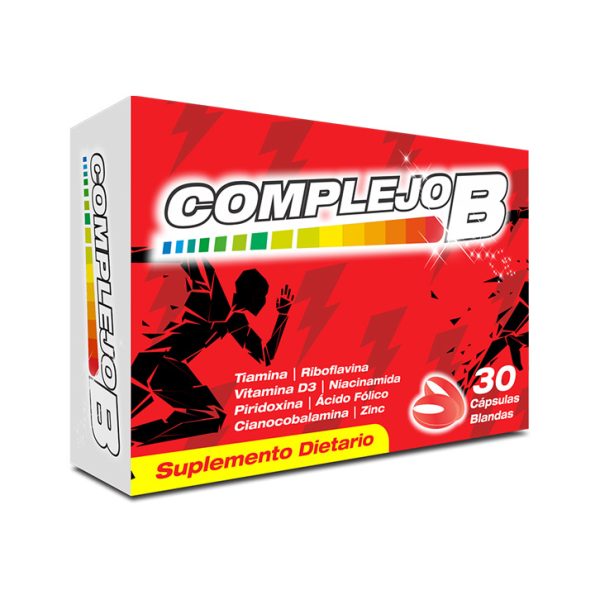 Complejo B + Zinc Capsulas de Gelatina Blanda