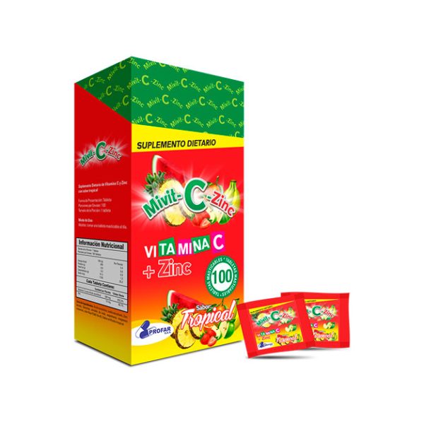 Mivit C ZINC Frutos Tropicales